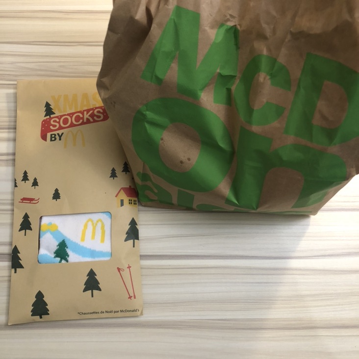 麦当劳🍔圣诞袜🧦get！☑️