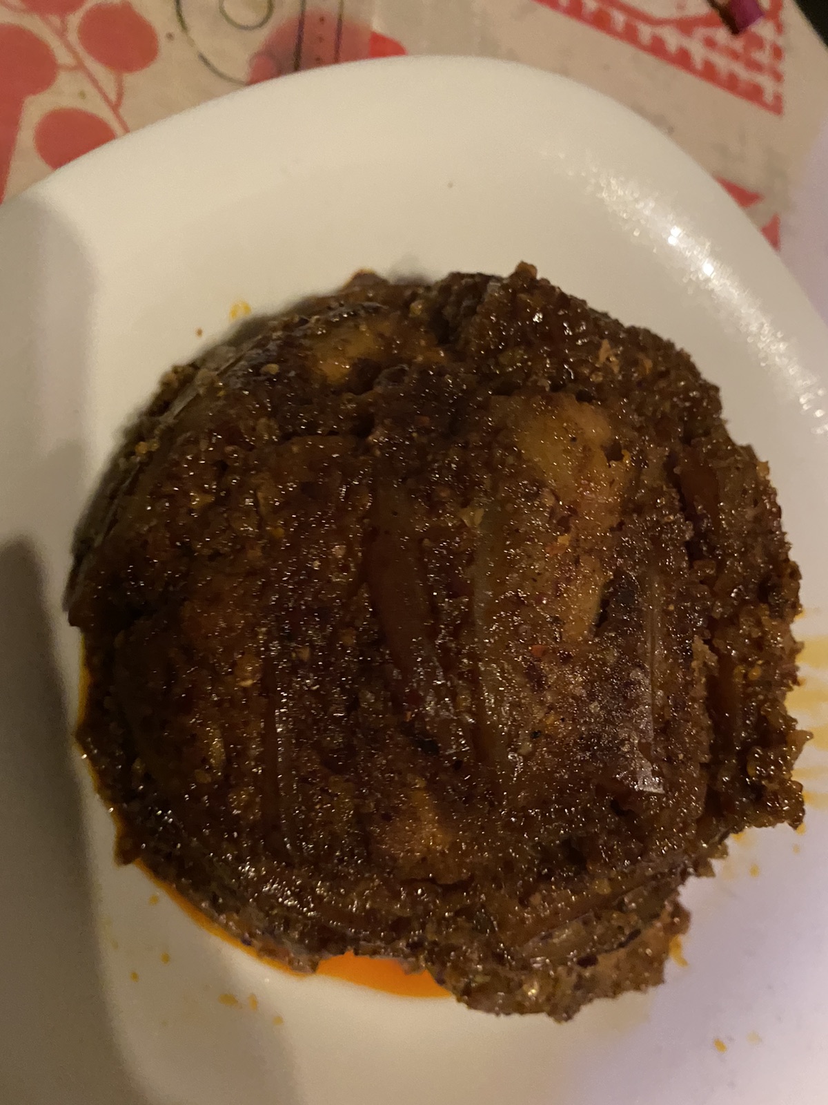 嘿嘿,阴天更适合辣味粉蒸肉哦~~