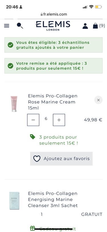 天了噜 elemis🦙直接2套买1送1啊