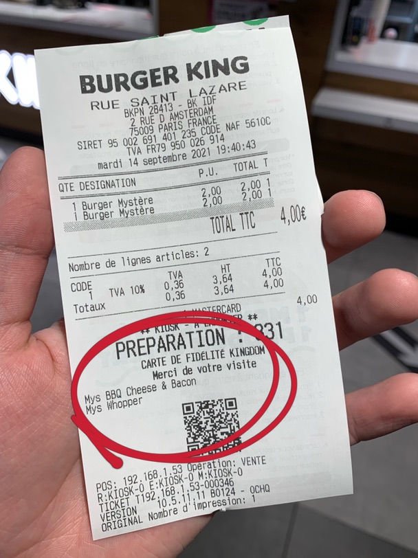 burgerking 盲盒