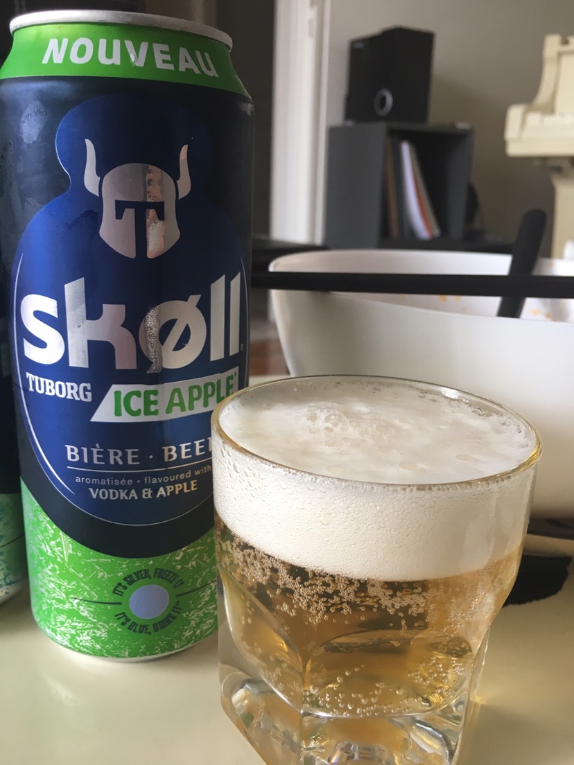 夏日爽口苹果味啤酒