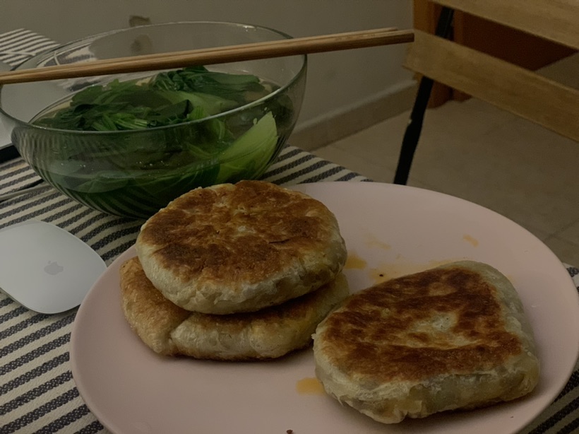 冬至吃羊肉煎饼
