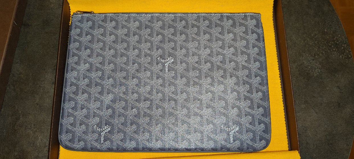 goyard sénat gris手拿包