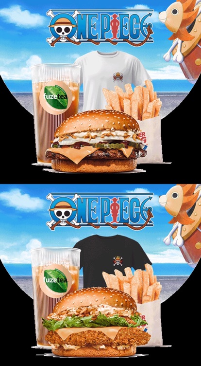 Burger King✖️one piece联名