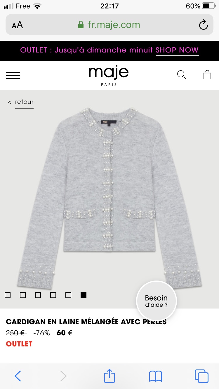 今晚Maje Outlet走起