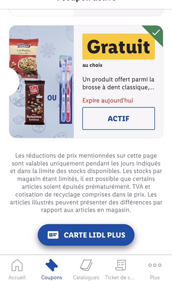 lidl免费产品会过期哦!别忘了