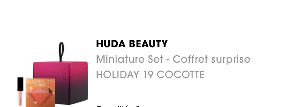 sephora huda 香水