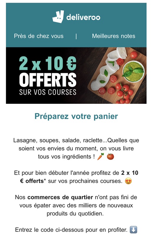 Deliveroo 超市折扣