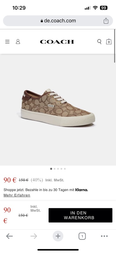 许愿Coach 38码鞋