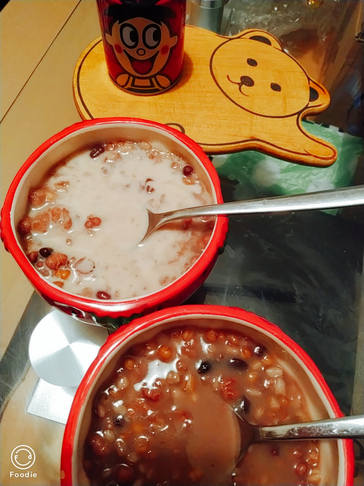 旺仔稀饭，竟然莫名好喝😍😍