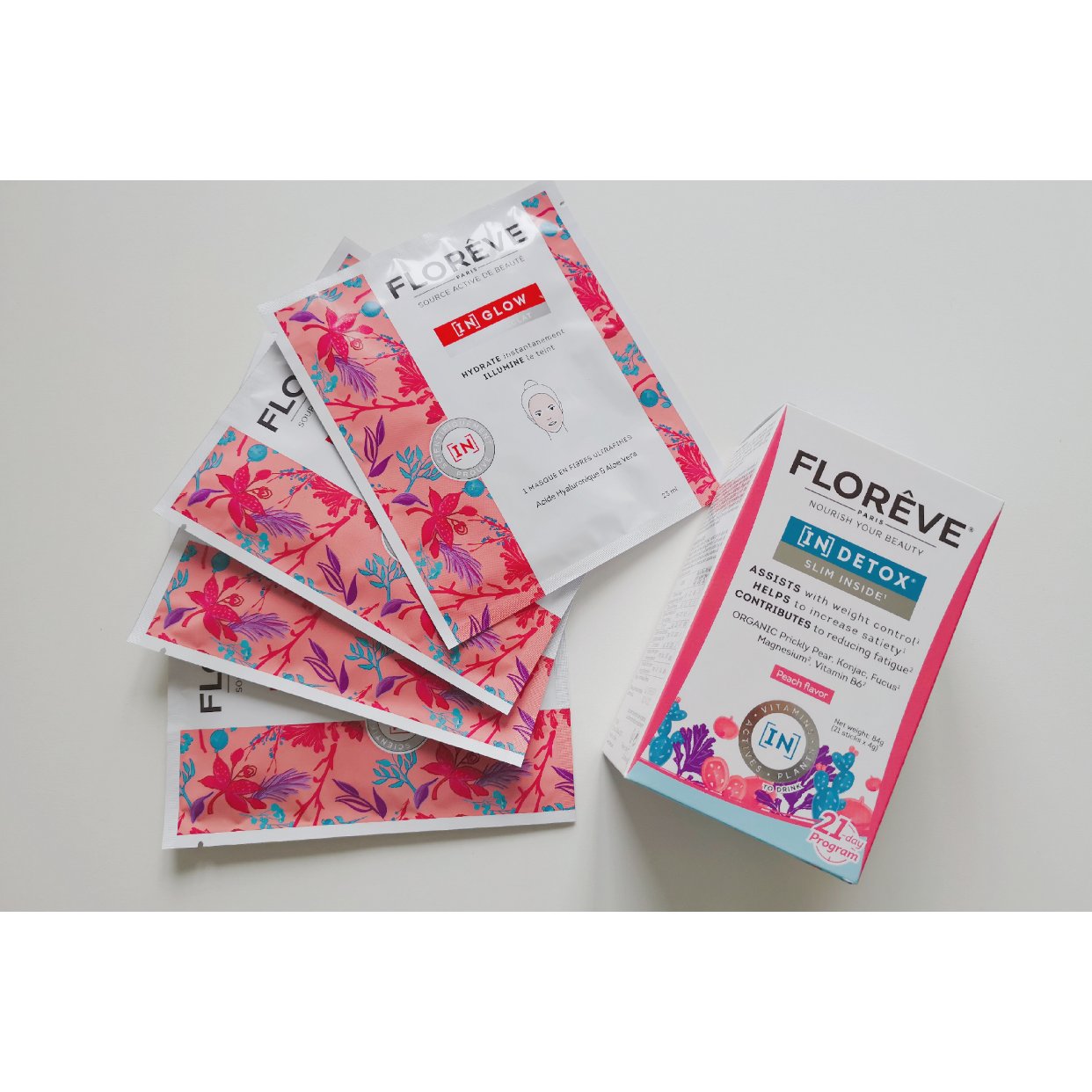 收到来自一分钱的奖品，Floreve面膜太美好～