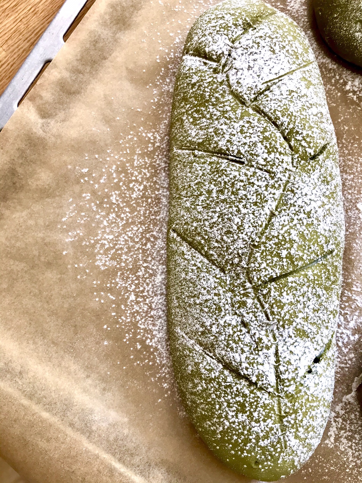 🍵抹茶红豆麻薯欧包🍞