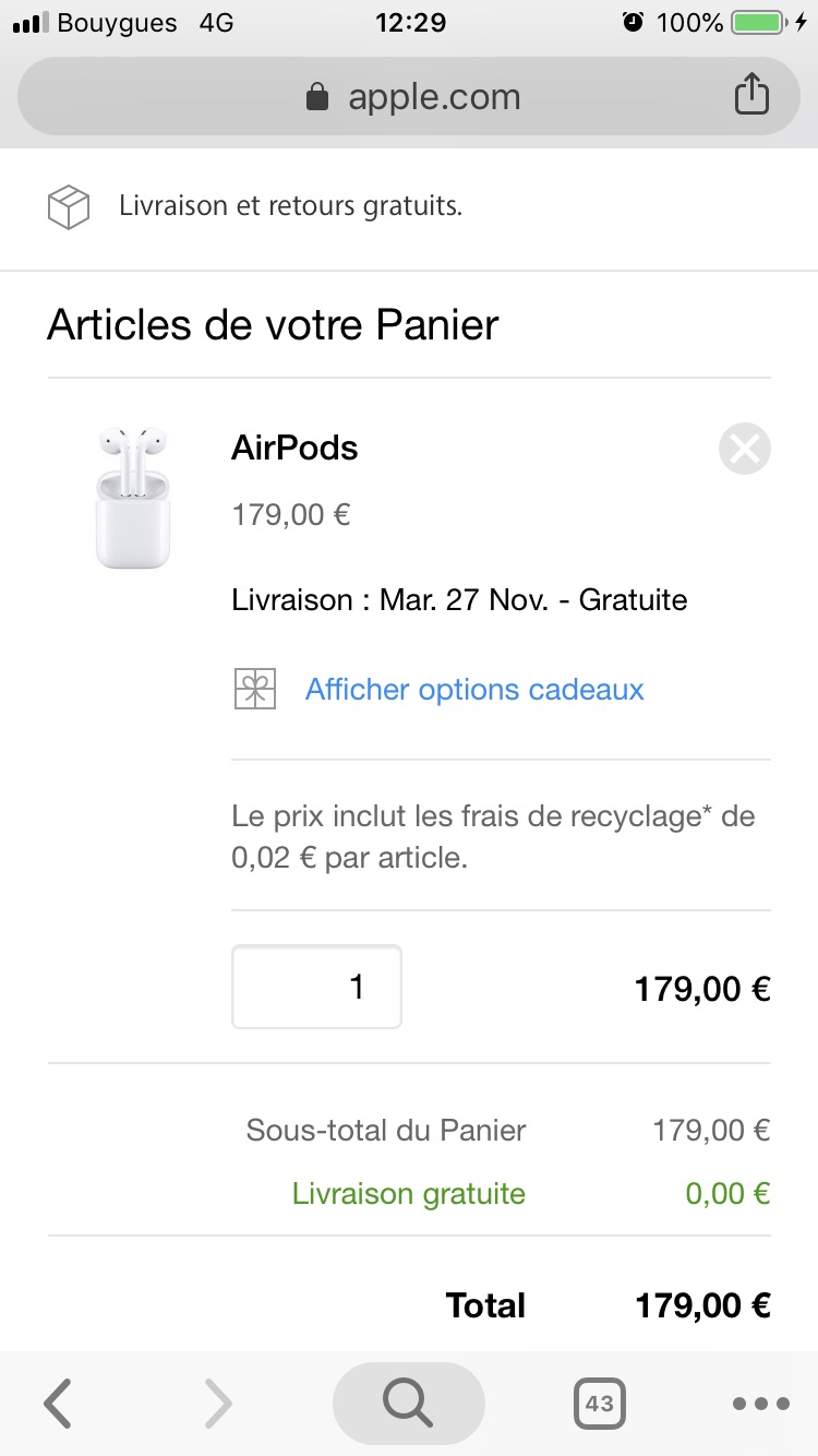 想要Airpods