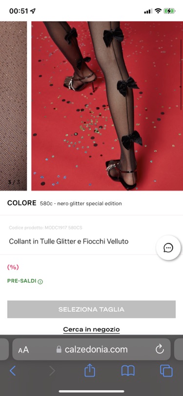 calzedonia 蝴蝶结打折啦