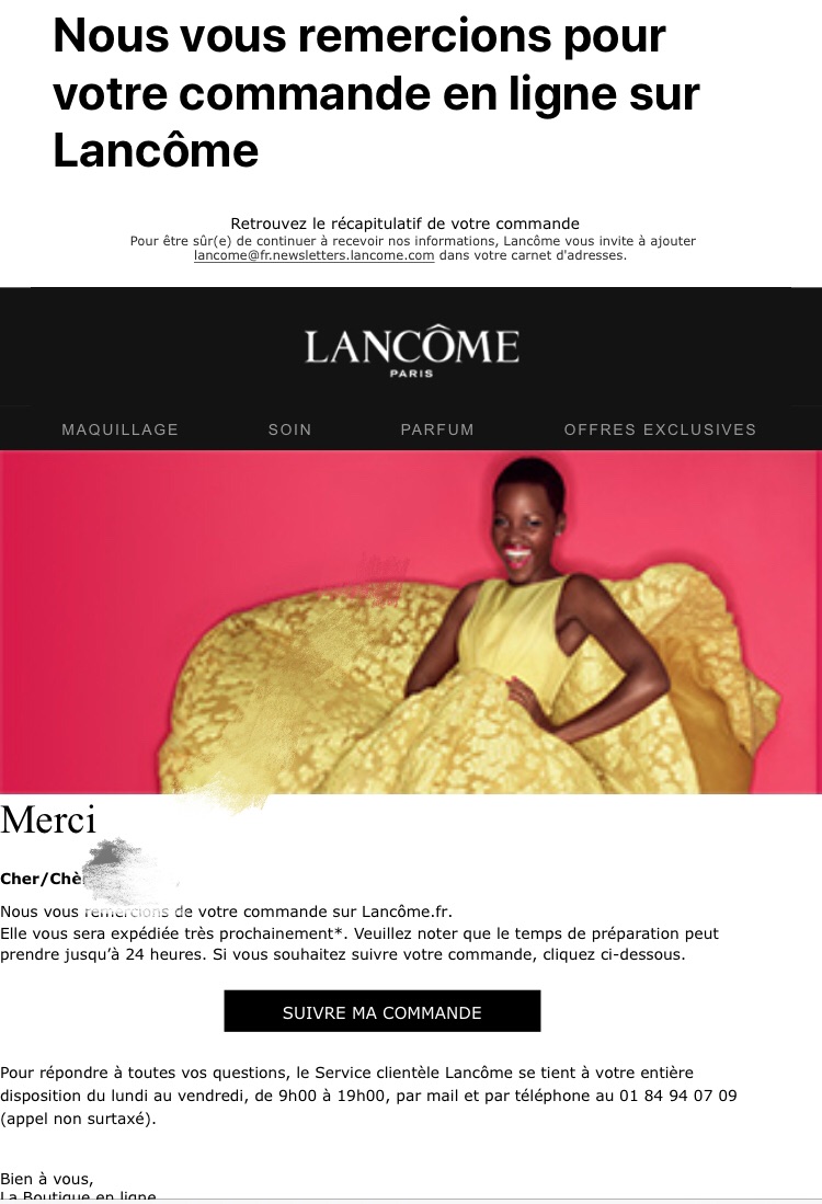 弱弱滴问一句：你们的Lancôme订单如何啦🧐