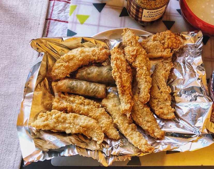 Picard的鸡柳和虾肉春卷真的超好吃啊!!