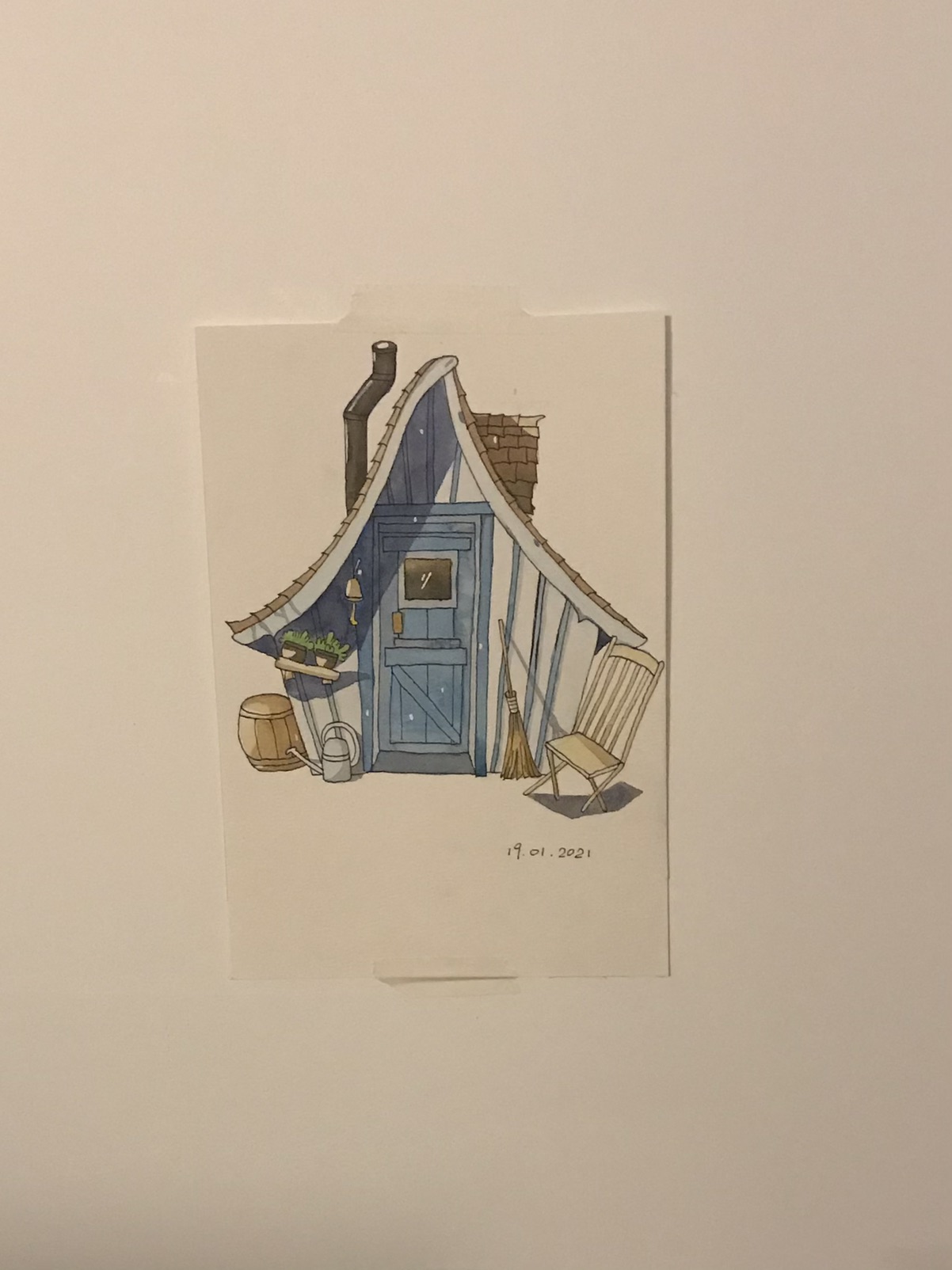 【DAY 6】第一次废了一张线稿...