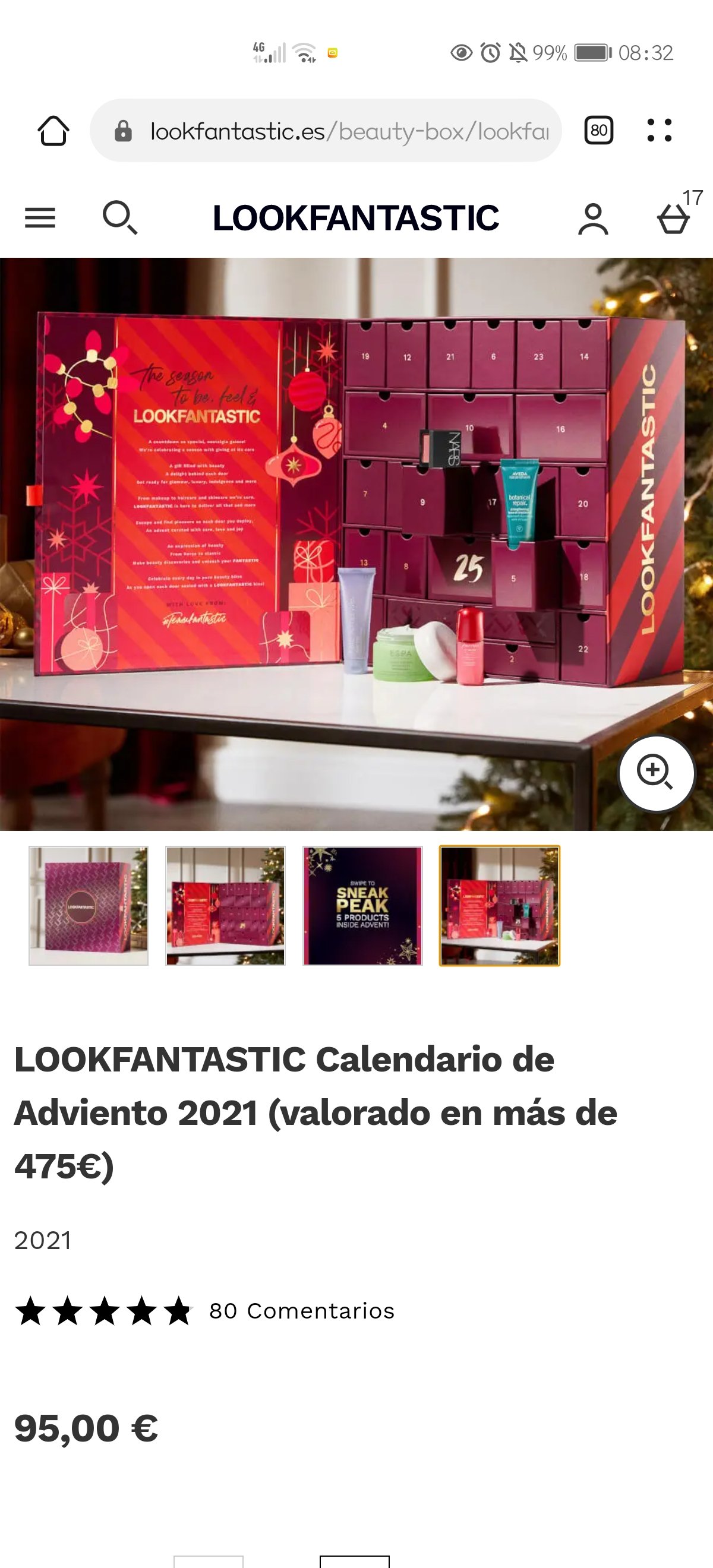 lookfantastic 圣诞礼盒大促