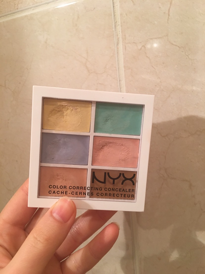 NYX六色遮瑕盘