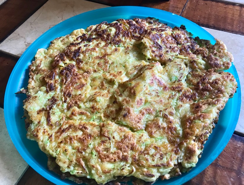午饭来了:西葫芦塌子
