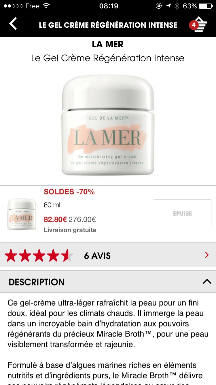 S家网站La Mer 3折?根本没货嘛