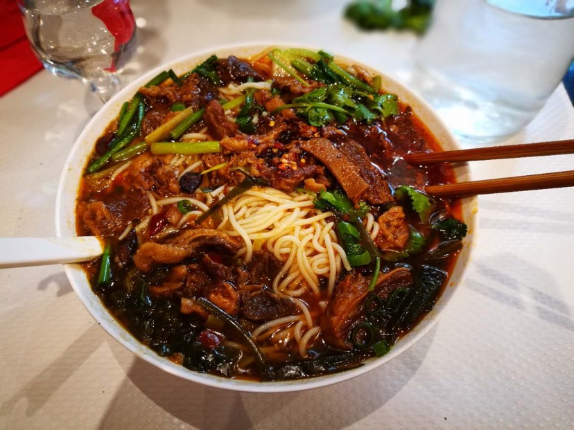 终于吃到米线咯！