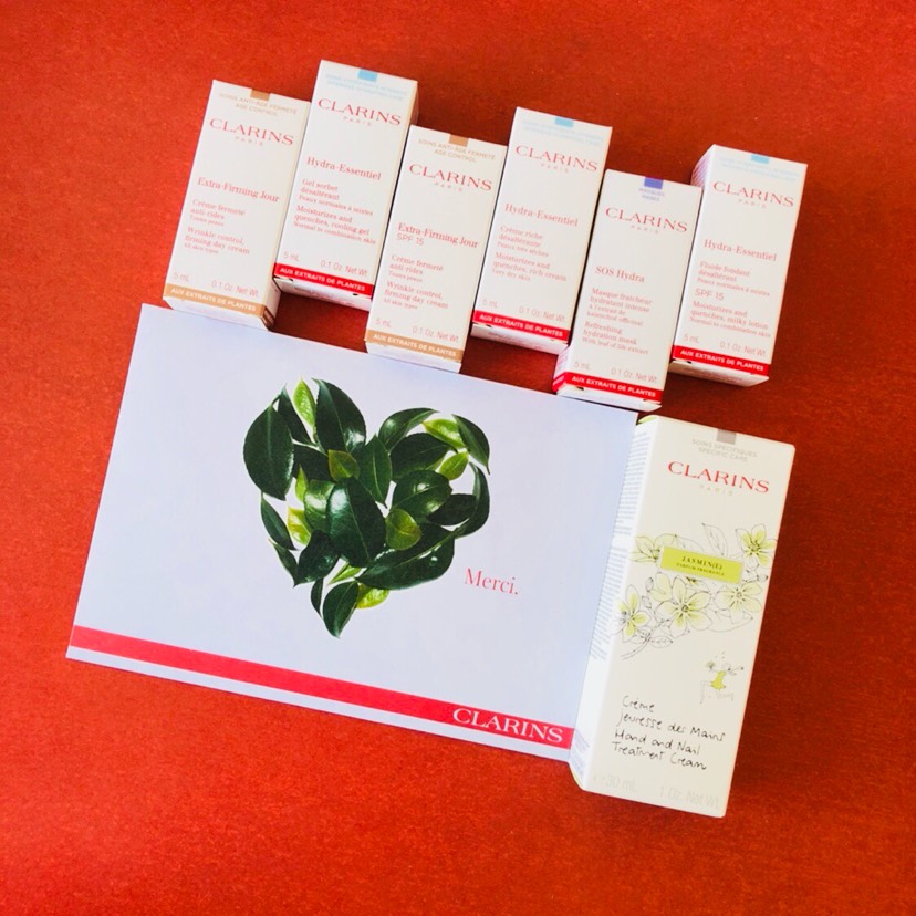 收到Clarins官方礼物