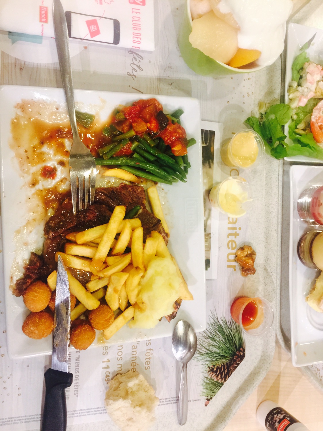 双十一去吃flunch