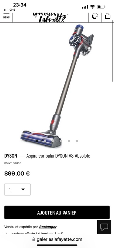 dyson的吸尘器什么时候才打折呢?