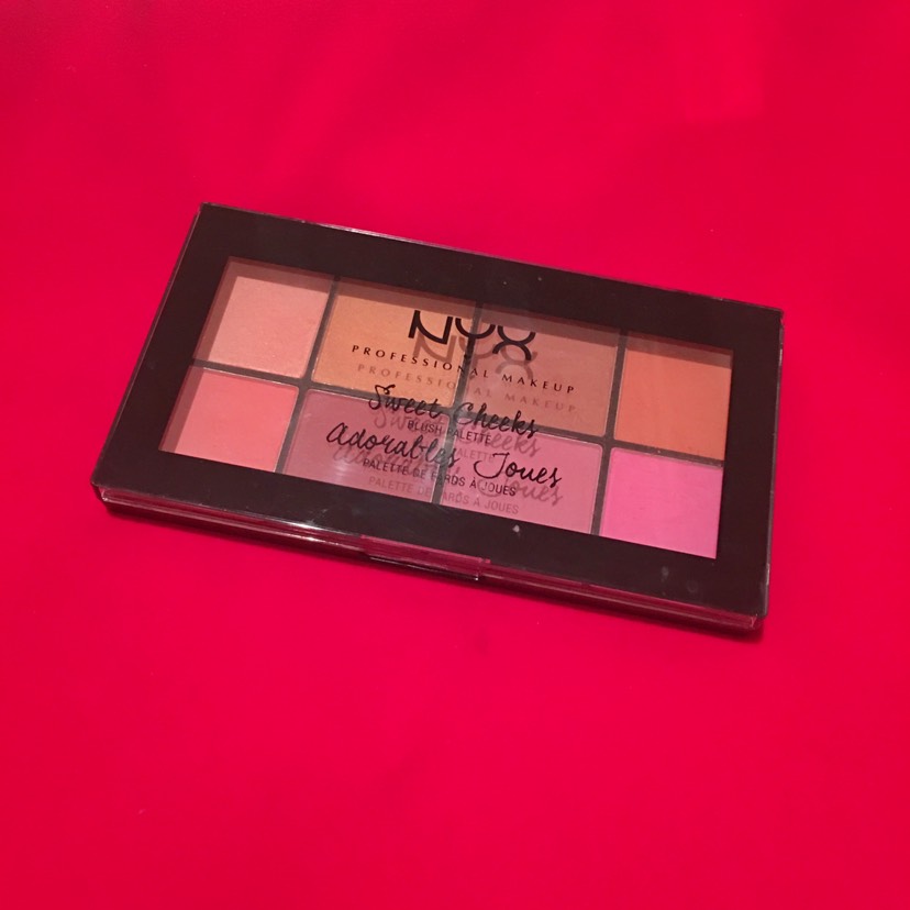 NYX半价里的全能八色腮红盘