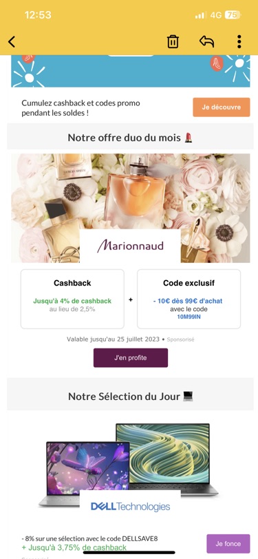 Marionnaud 打折码