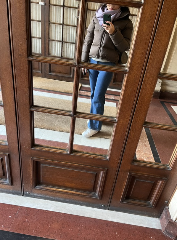 OS 的羽绒袄试穿 自我感觉