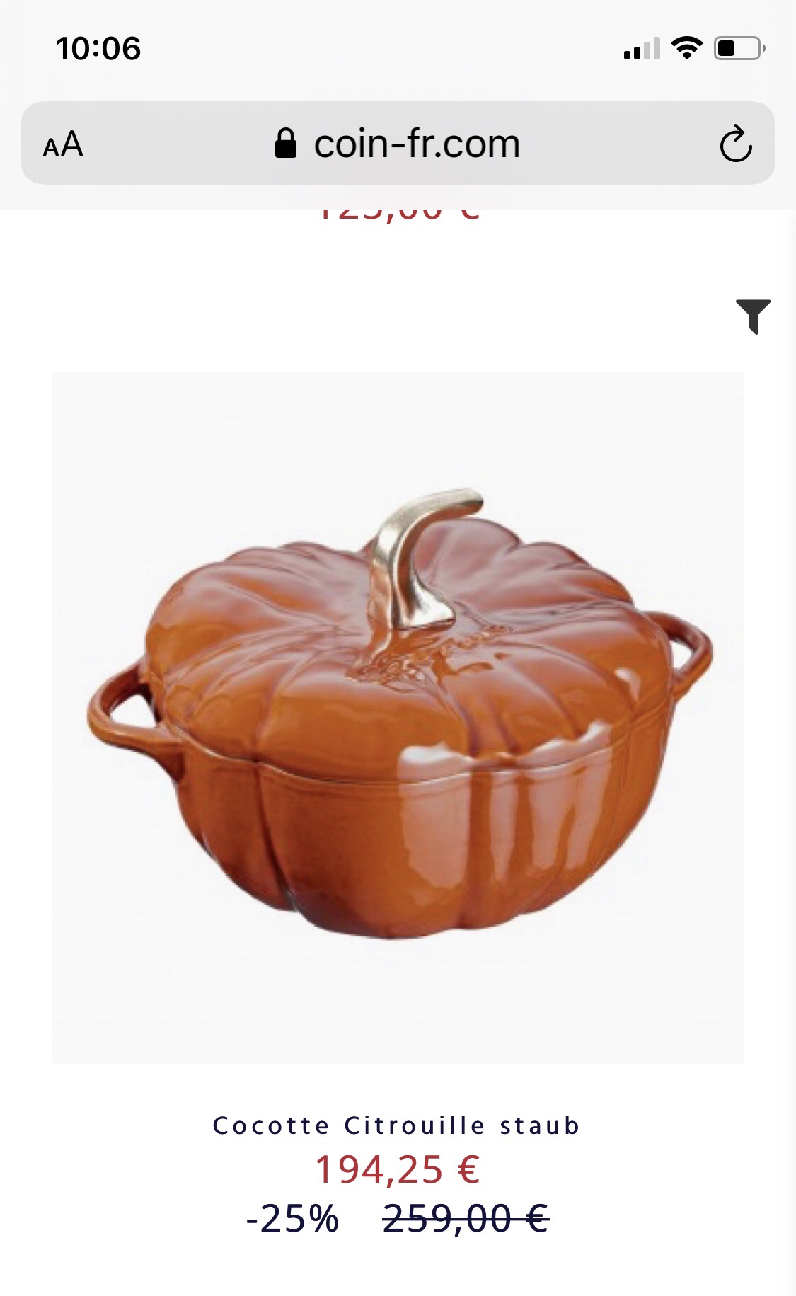 Staub南瓜铸铁锅