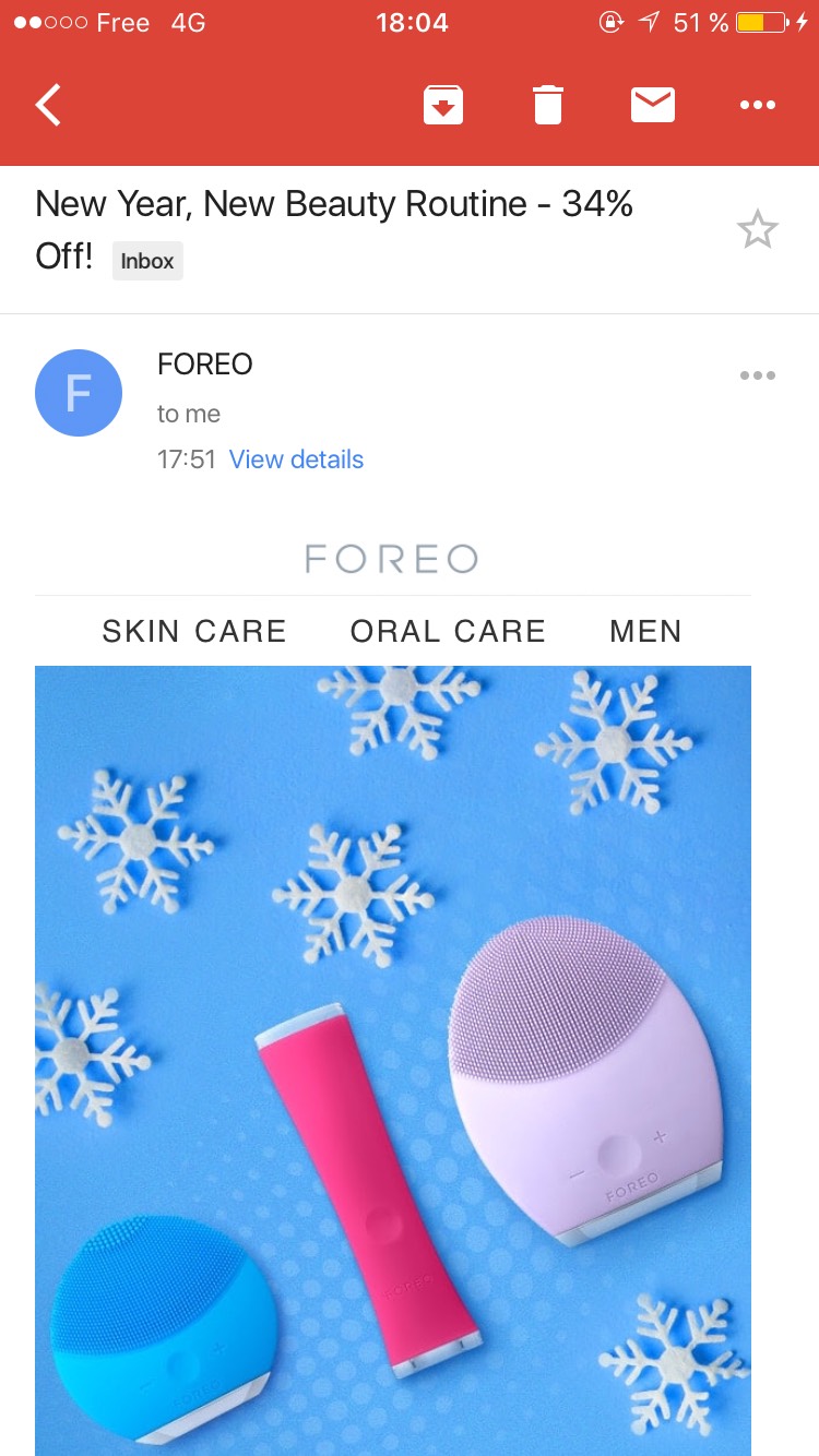 foreo官网六六折