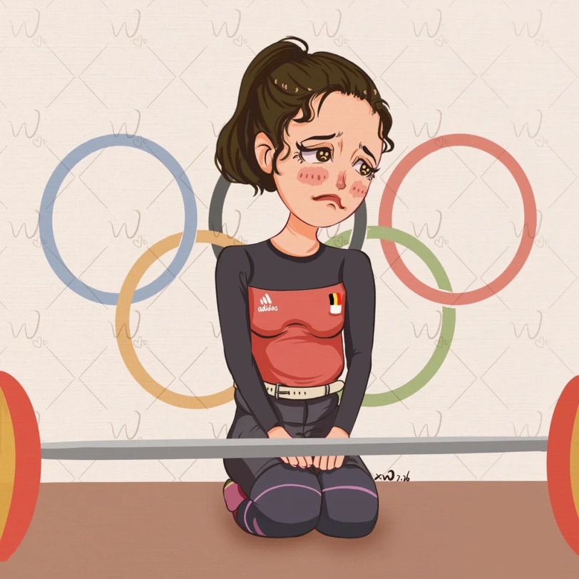 印象最深的是比利时这个举重小姐姐🏋🏻‍♀️