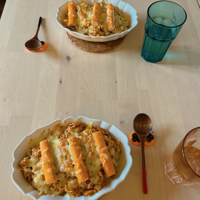 buff叠加的泡菜金枪鱼焗饭