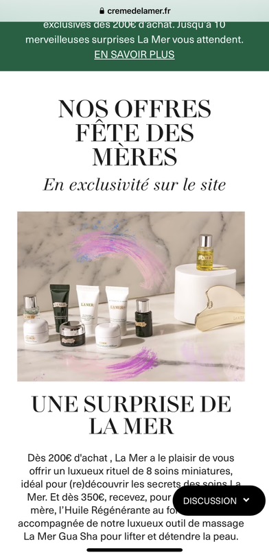 La mer 官网送小样