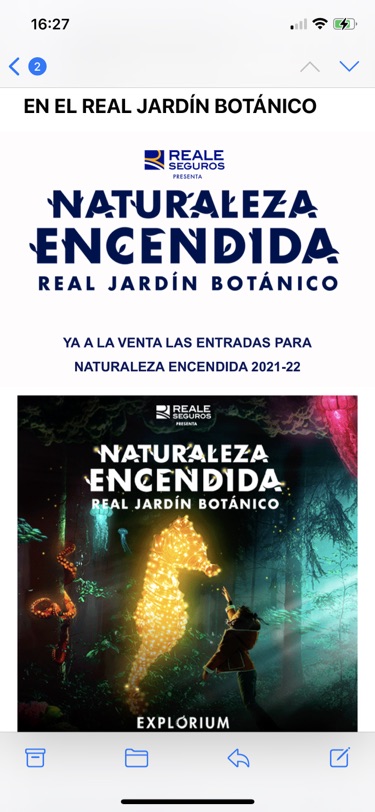 马德里Jardin Botanico看灯