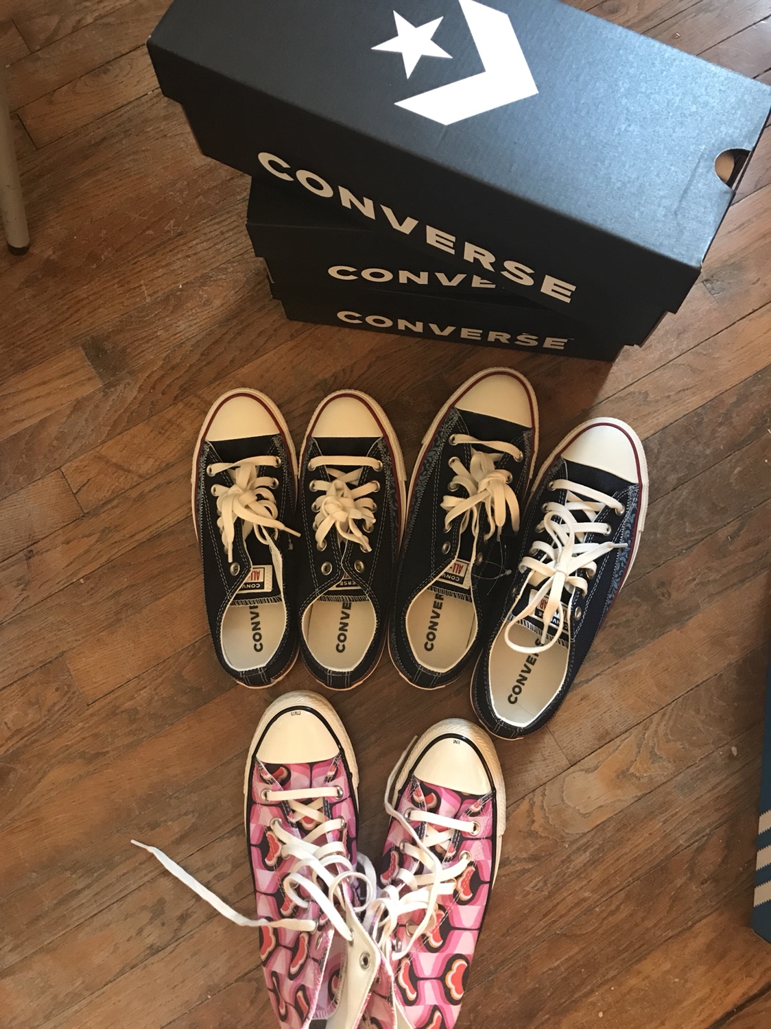 匡威converse官网折上折买的三双到啦