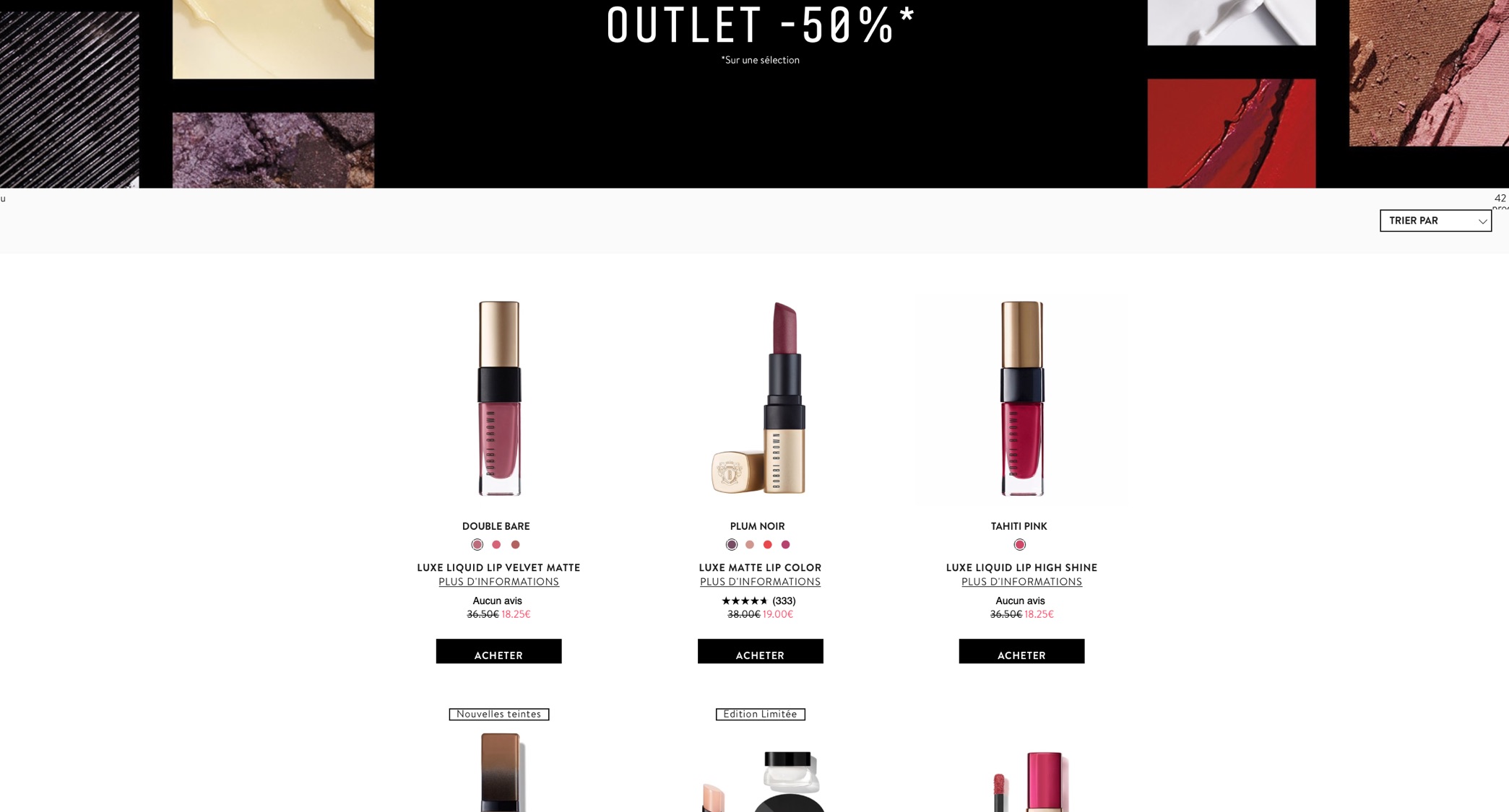 bobbi brown 的官网outlet 5折