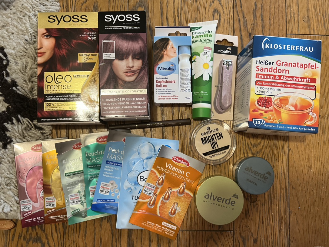 DM真香,每次去德国都会买一大堆~ 🛍️
