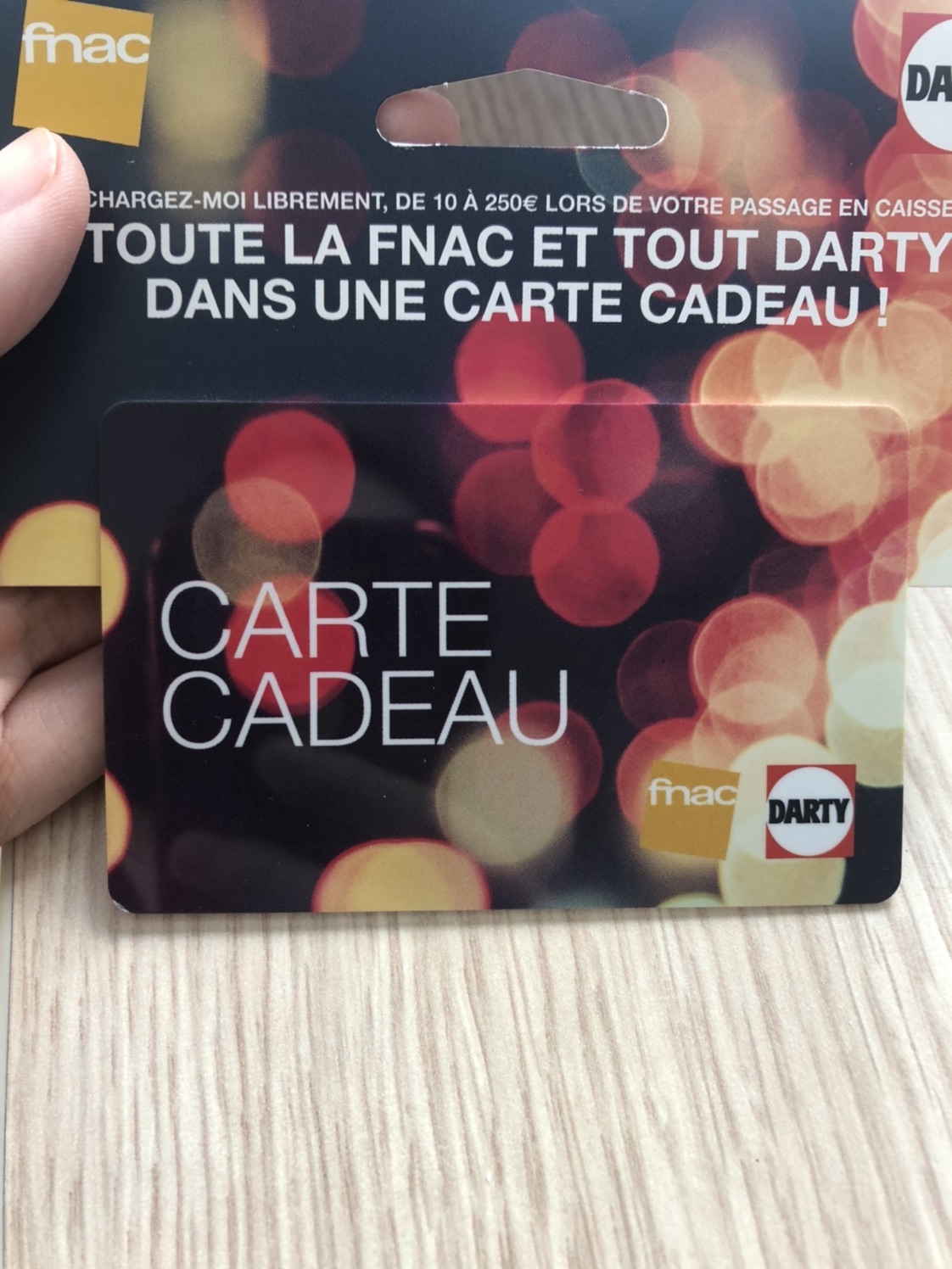 出Fnac-Darty 礼品卡