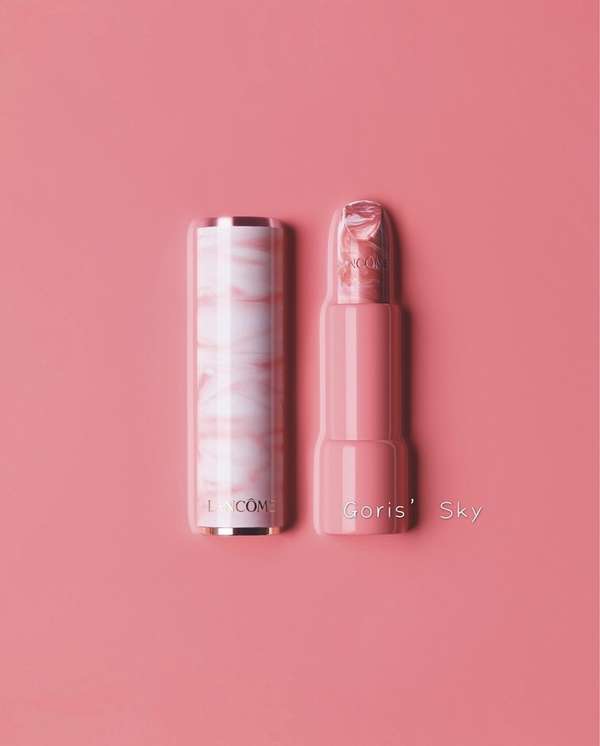 兰蔻粉色大理石限量有色唇膏💄