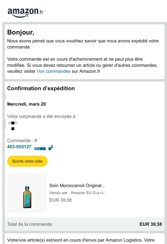 亚马逊下单了