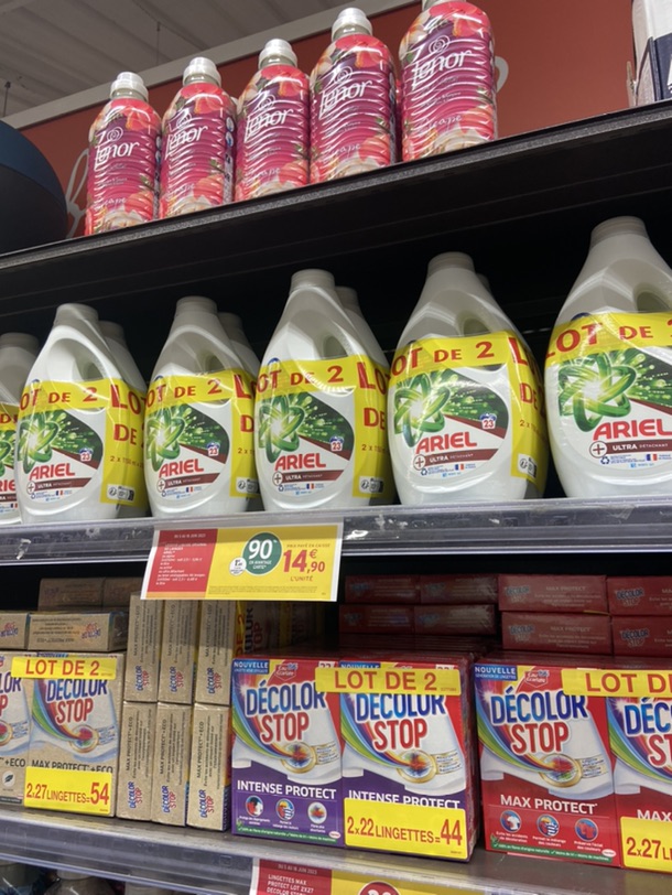 Intermarché 的洗衣液-90%