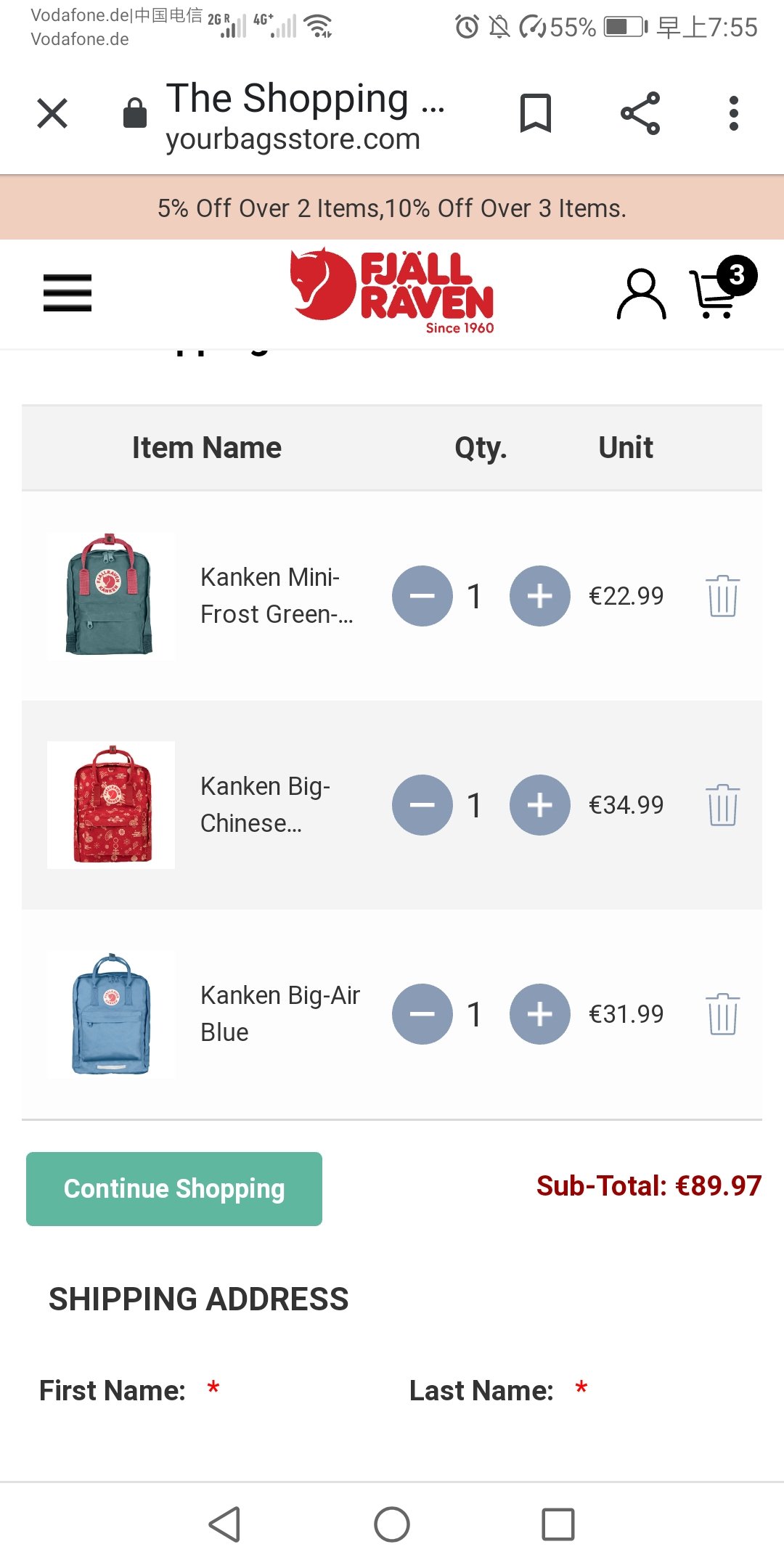 求助 有人在yourbagsstore 买过包吗?