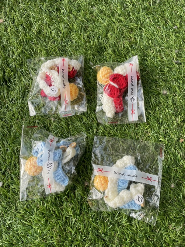手工针织宠物围脖