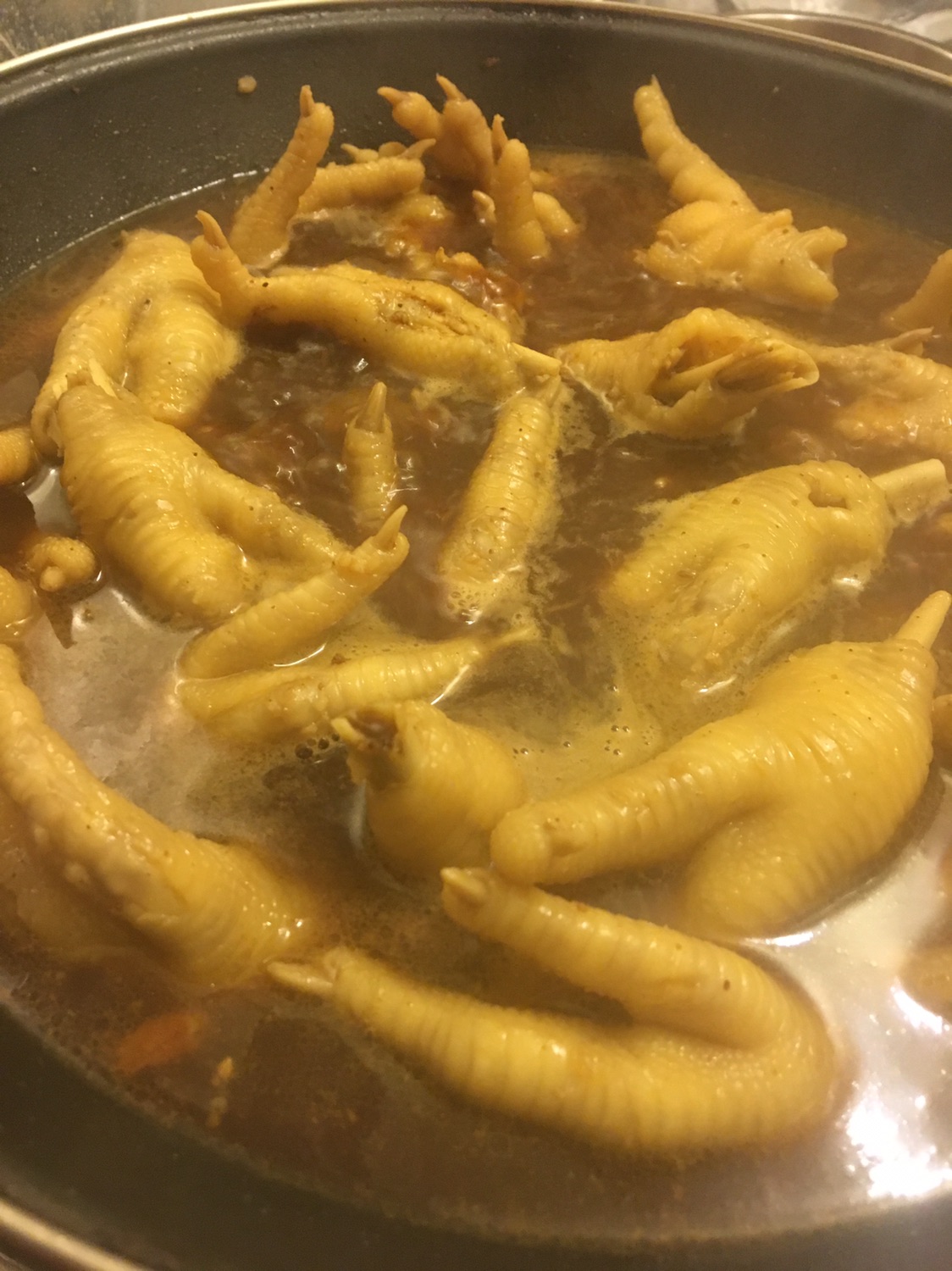 半夜卤鸡爪