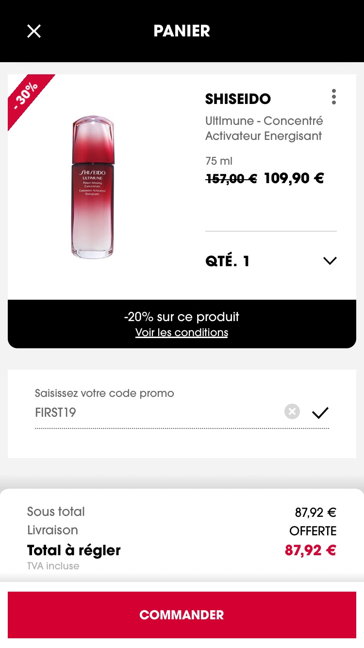 sephora app首单折上折