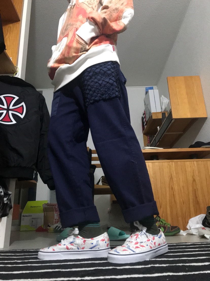新入的鱼塘工作裤